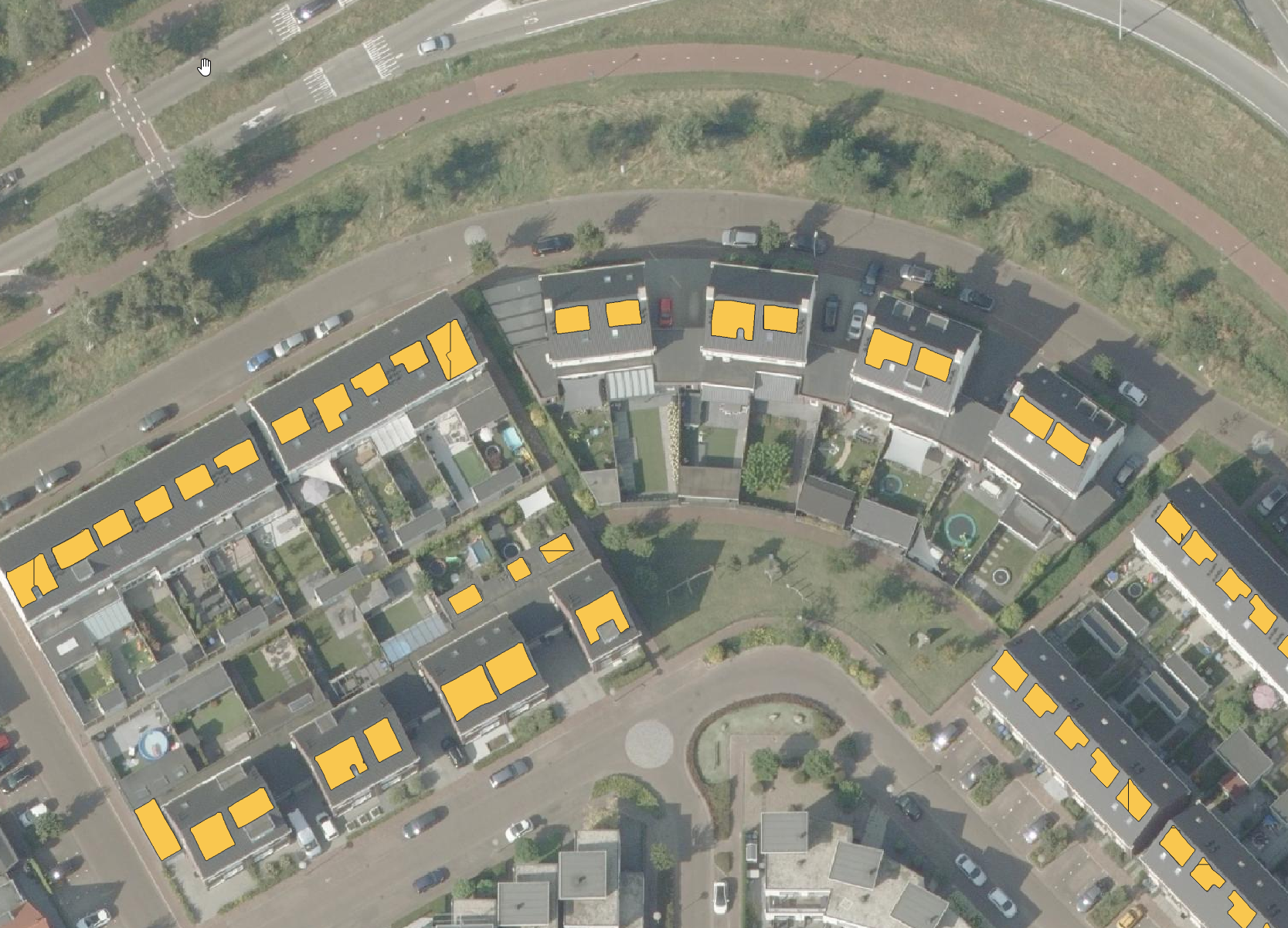 Voorbeeld — detectie overlay