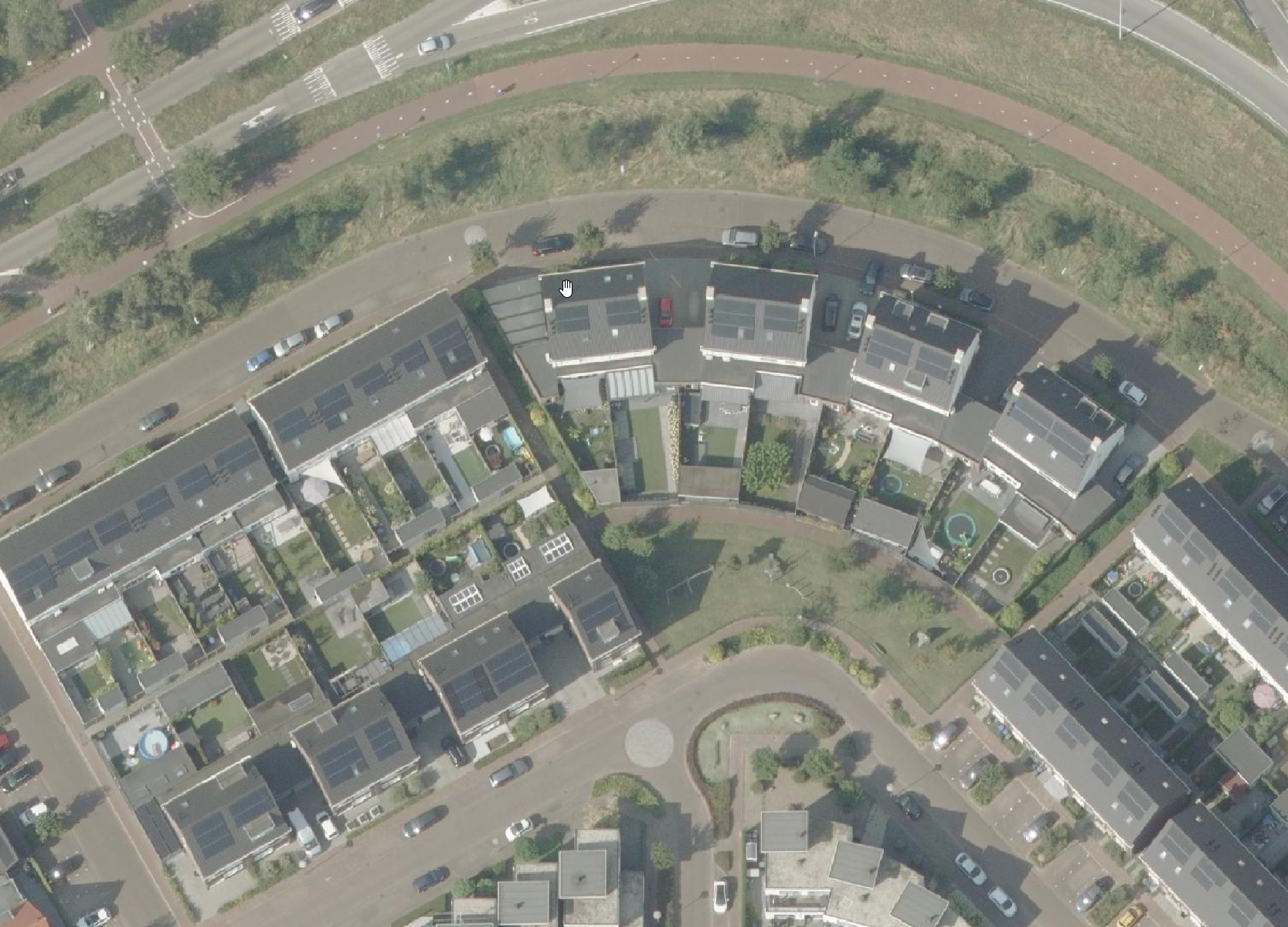 Voorbeeld — originele luchtfoto